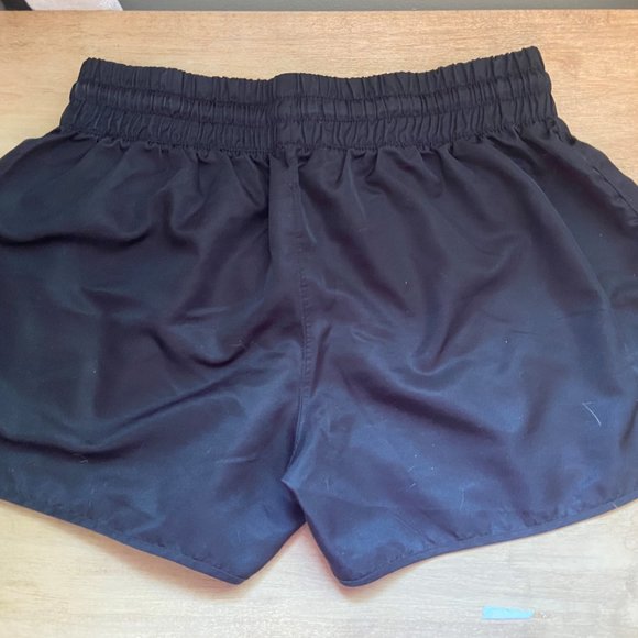 ($5 ADD-ON) Black Women's Swim Shorts - Picture 2 of 3